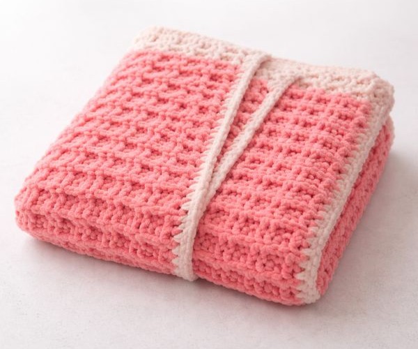 Handgestrickte Babydecken