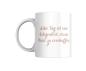 Preview: Weiße Tasse mit dem Motivtext ‚Jeder Tag ist eine Gelegenheit, etwas Neues zu erschaffen.‘ in einem sanften Beigeton auf der Vorderseite. Das Design ist schlicht und motivierend, perfekt als tägliche Erinnerung.