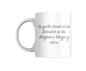 Preview: Weiße Tasse mit der Aufschrift 'Die größte Kunst ist, die Schönheit in den alltäglichen Dingen zu sehen.' Ein inspirierender Spruch in eleganter Schrift, ideal für kreative Menschen und Kunstliebhaber.