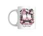 Preview: Weiße Tasse mit zwei süßen Geistern, von denen einer eine rosa Mütze und der andere einen Hexenhut trägt, beide mit rosa Schleife für den Kampf gegen Brustkrebs. Dekoriert mit Kürbissen, Fledermäusen und dem Text ‚We Wear Pink – Say Boo to Cancer‘. Ideal
